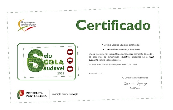 Selo Escola Saudável 2024-25